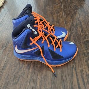 Nike Kids Sneakers - Blue and Orange